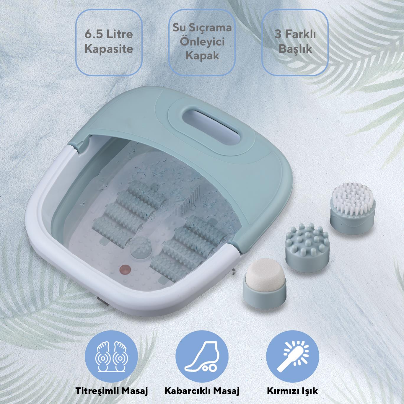Kumtel Katlanabilir Ayak Banyosu SPA ve Masaj Aleti HFS-02 (4Q0056155) görsel 3