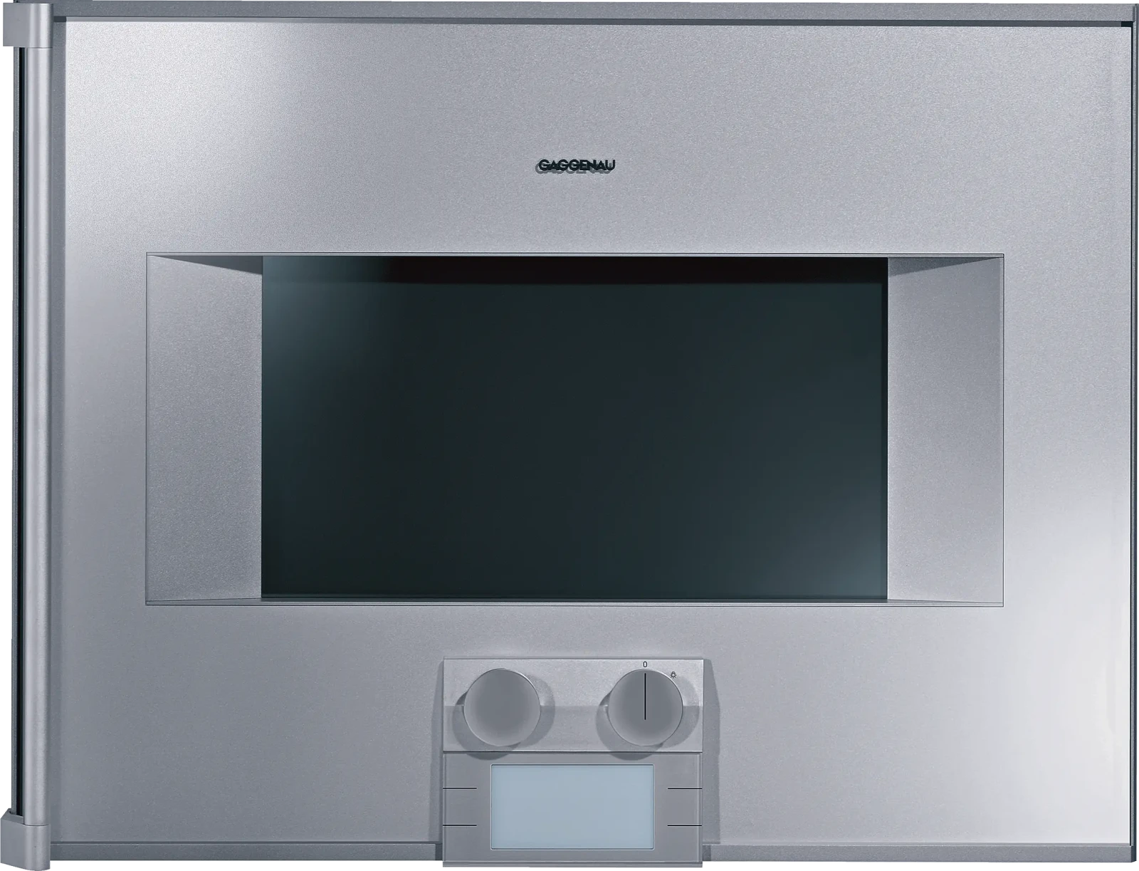 Gaggenau BM270130 Built-in compact oven with microwave function door hinge: right, silver