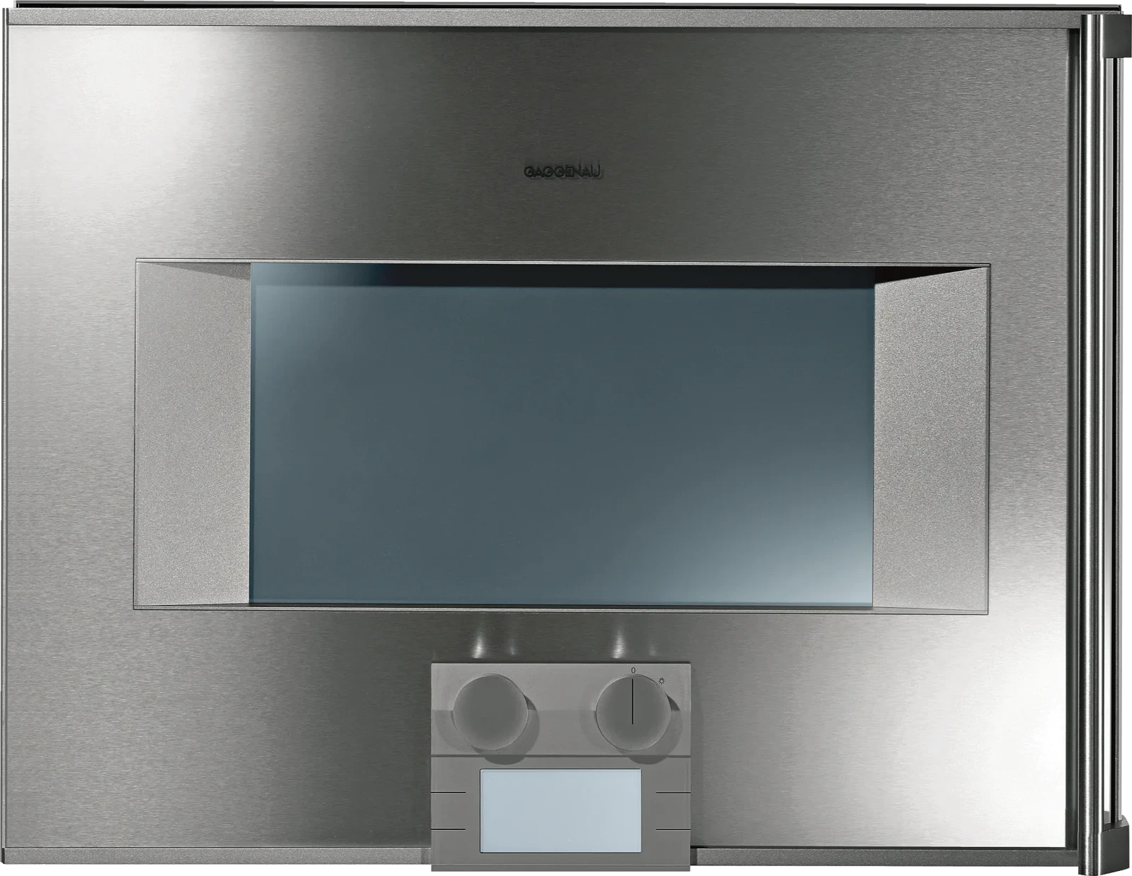 Gaggenau BM271110 Built-in compact oven with microwave function door hinge: left, stainless steel