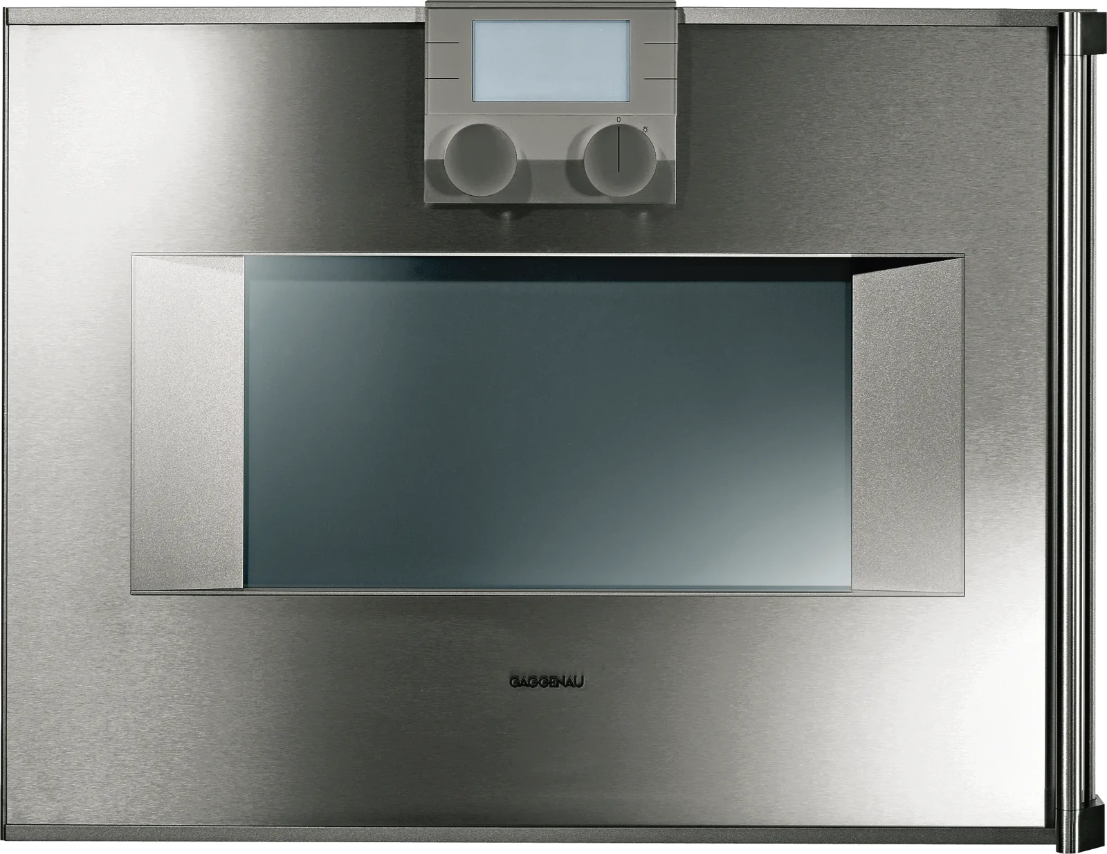 Gaggenau BM275110 Built-in compact oven with microwave function door hinge: left, stainless steel