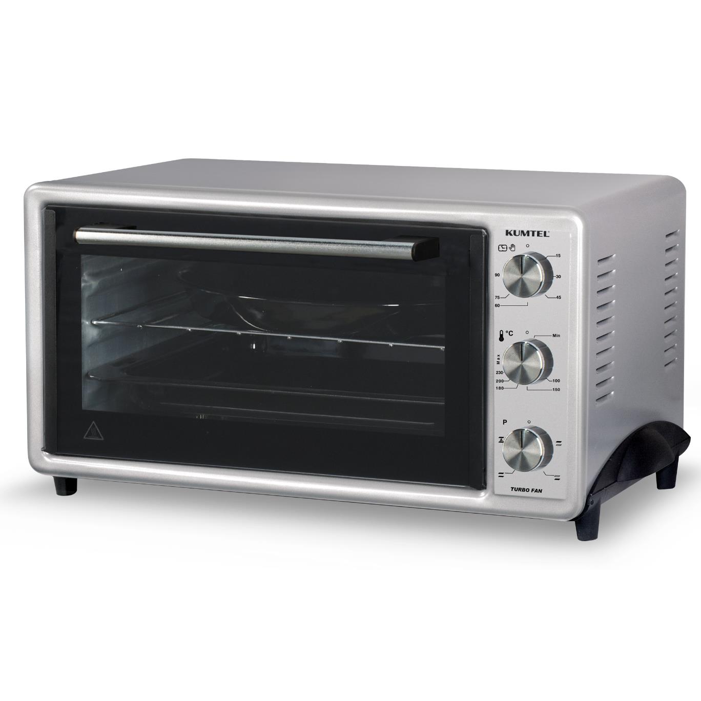 Kumtel Gri Turbo 40 Litre Mini Fırın LX-3525 (3000FLH0GTR01)