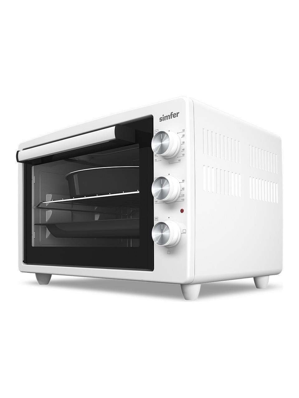 Simfer 3420 Beyaz 34 LT Statik Mini / Midi Fırın - 4 Fonksiyon, Programlanabilir Pişirme & Isı Kontrol Sistem görsel 2