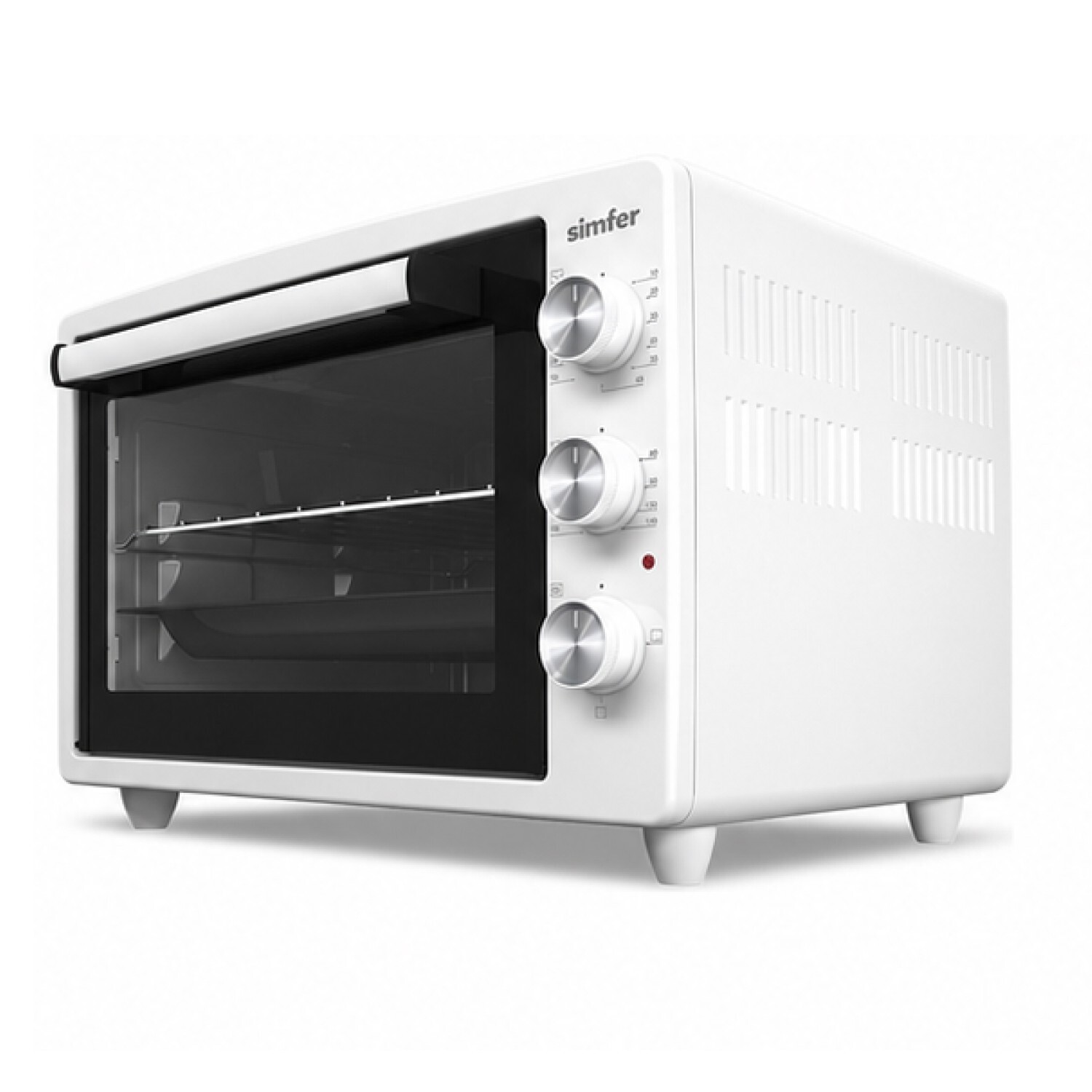 Simfer 3423 Beyaz 34 LT Statik Mini / Midi Fırın - 4 Fonksiyon, Programlanabilir Pişirme & Isı Kontrol Sistem görsel 2