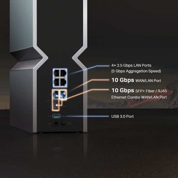 TP-Link Archer BE800 BE19000 Üç Bantlı Wi-Fi 7 Router