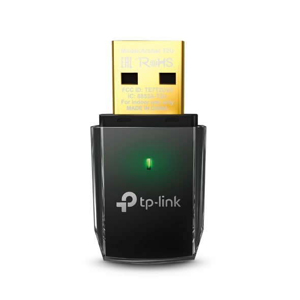 TP-Link Archer T2U AC600 Kablosuz Çift Bant USB Adaptör