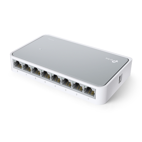 TP-Link TL-SF1008D 8-Port 10/100Mbps Desktop Switch görsel 2