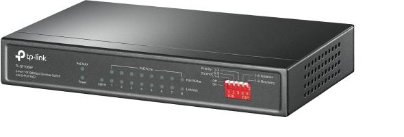 TP-Link TL-SF1009P 9-Port 10/100Mbps Desktop Switch with 8-Port PoE+
