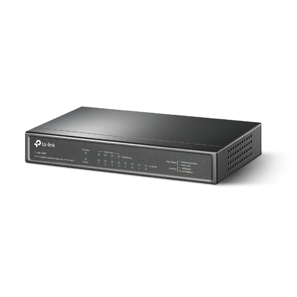 TP-Link TL-SG1008P 8-Port Gigabit Desktop Switch with 4-Port PoE+