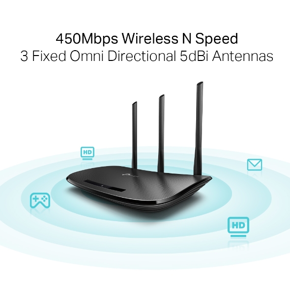 TP-Link TL-WR940N 450Mbps Kablosuz N Router