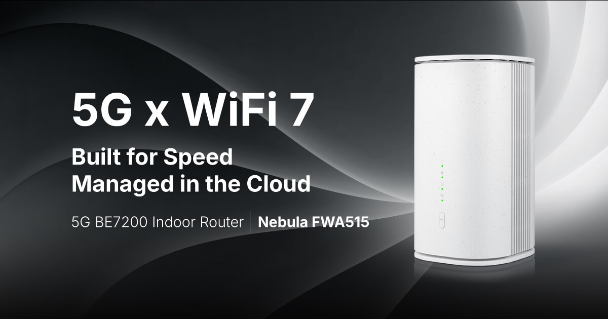 Zyxel Nebula FWA515 Nebula 5G BE7200 Indoor Router