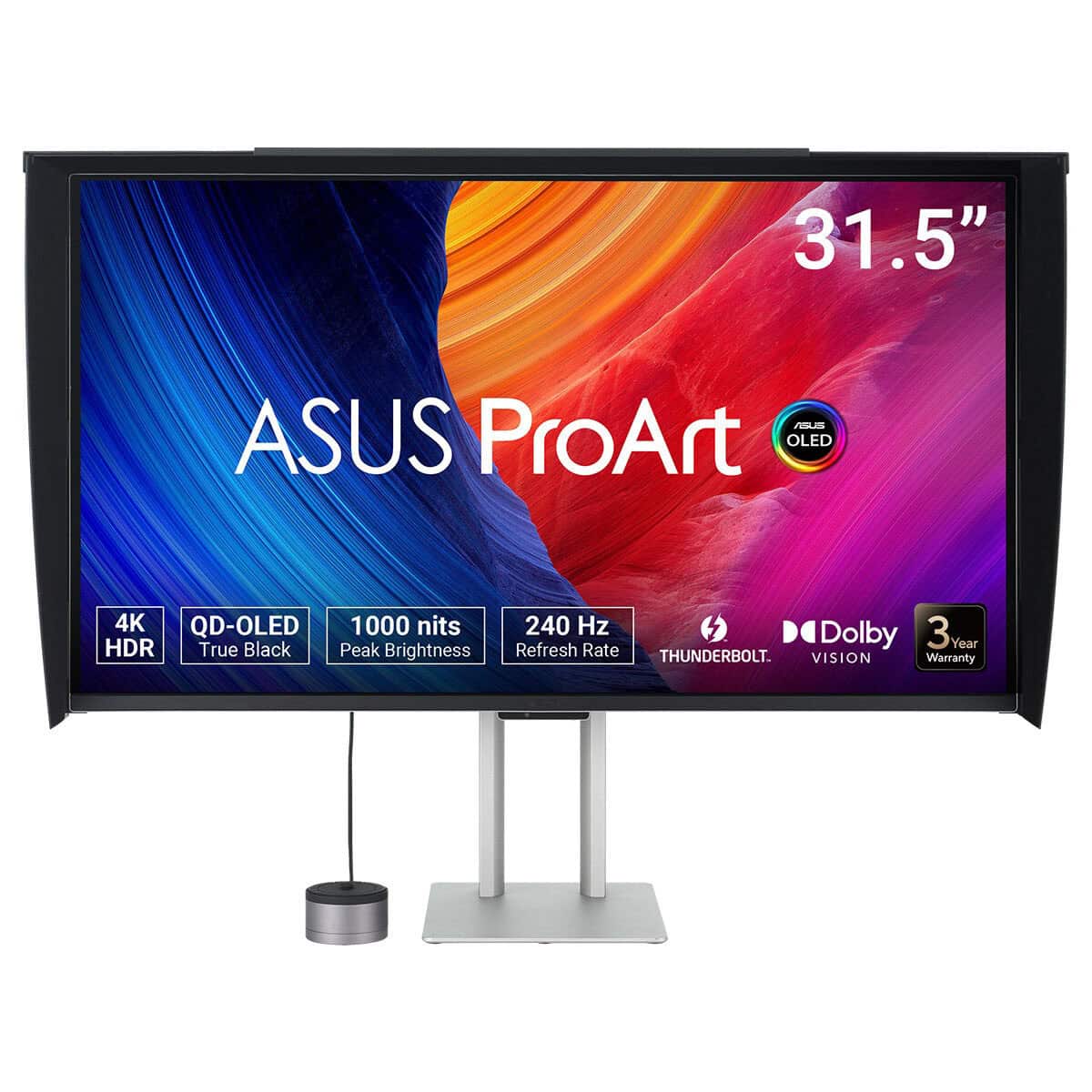 Asus ProArt PA32UCDMR-K 31.5 inç 240Hz 0.1ms 4K UHD Adaptive Sync QD-OLED Pivot Monitör