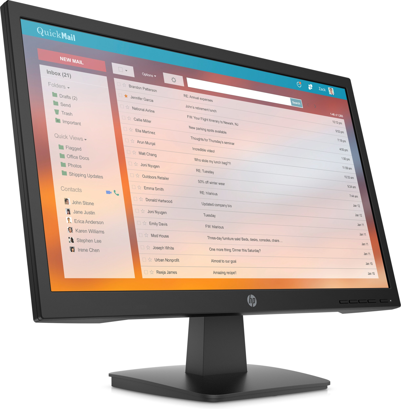HP P22v G4 (9TT53AA) görsel 3