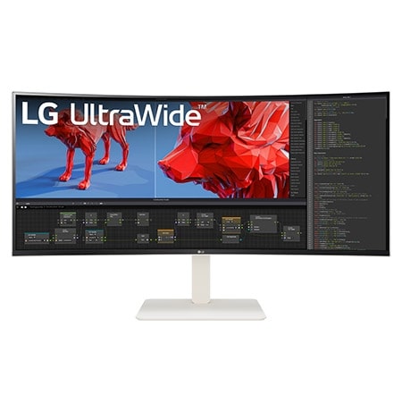 LG 38" UltraWide™ QHD+ (3840x1600) Kavisli Monitör 38WR85QC-W