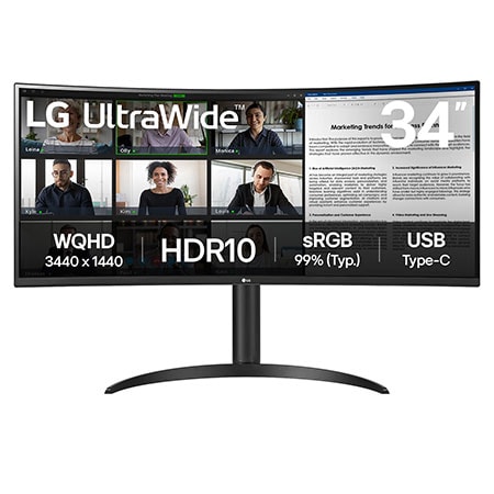LG UltraWide 34WR55QK-B
