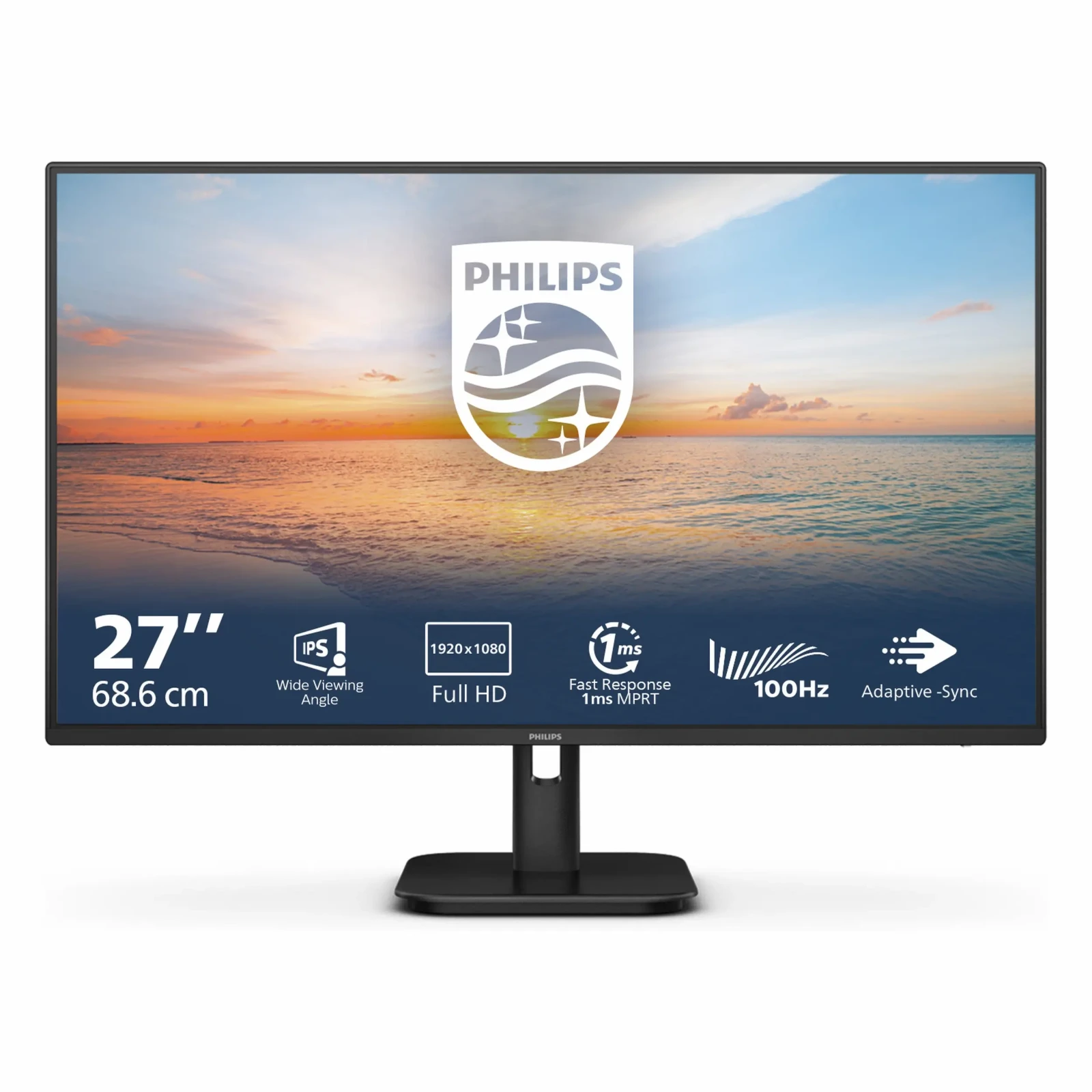 Philips 27E1N1100A 27" 100Hz 1Ms VGA+HDMI FullHD FreeSync IPS Vesa Monitör