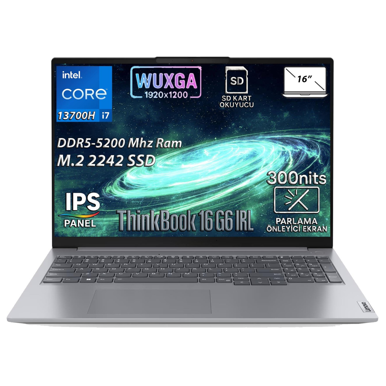 Lenovo ThinkBook 16 G6 IRL 21KH00V1TR
