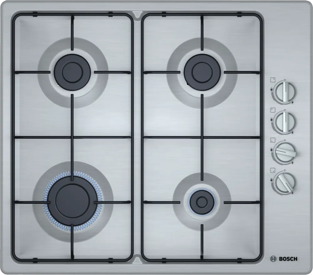 Bosch Serie 2 Gazlı Ocak 60 cm Paslanmaz çelik