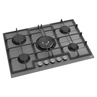 Ferre ED038 75 Cm Gri Ankastre Cam Ocak görsel 2