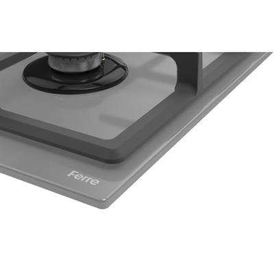 Ferre ED038 75 Cm Gri Ankastre Cam Ocak görsel 3