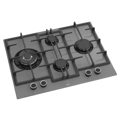 Ferre ED078-WFA 67cm Gri FlameArt Ankastre Ocak görsel 2
