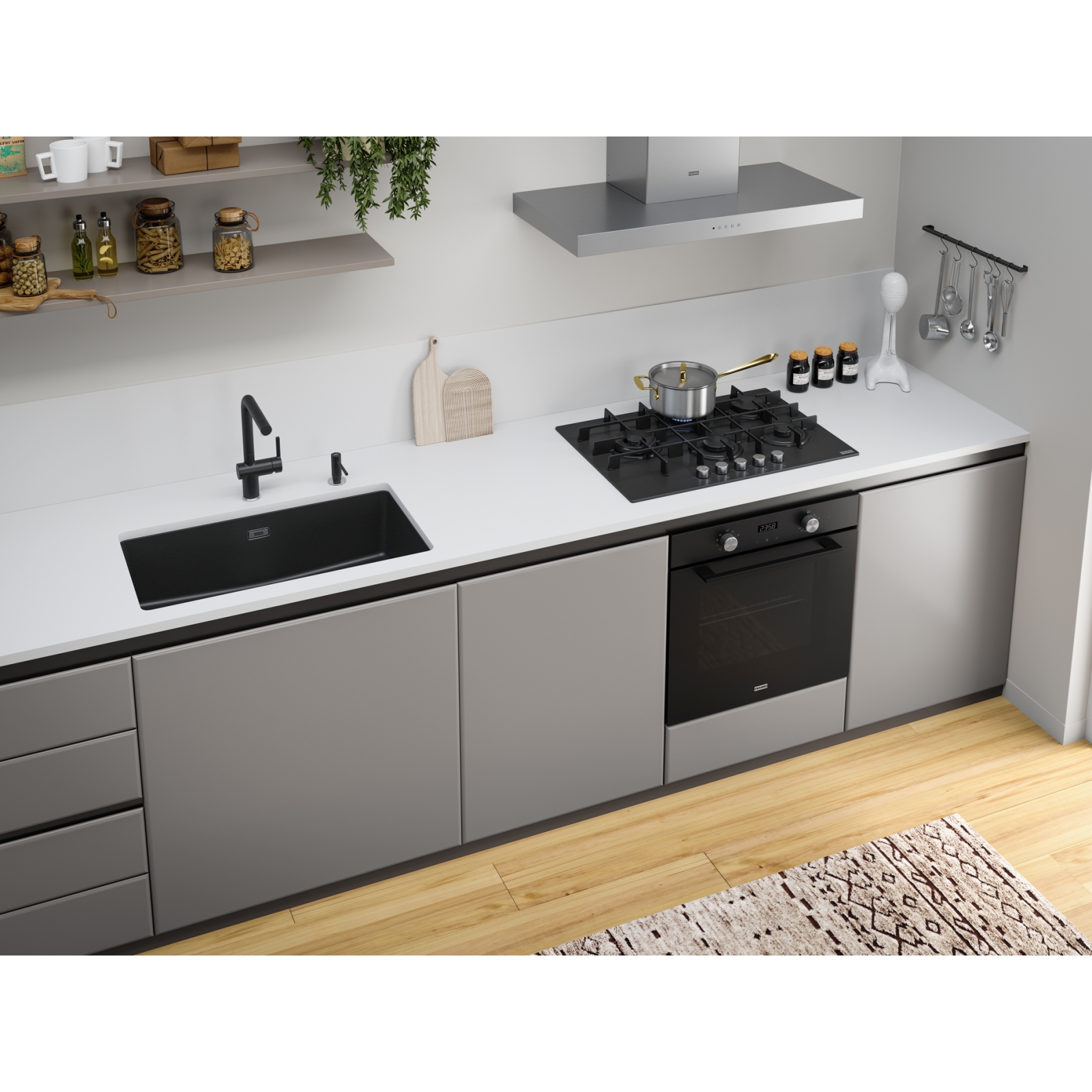 Franke FHMA 755 4G DCL BK C görsel 3