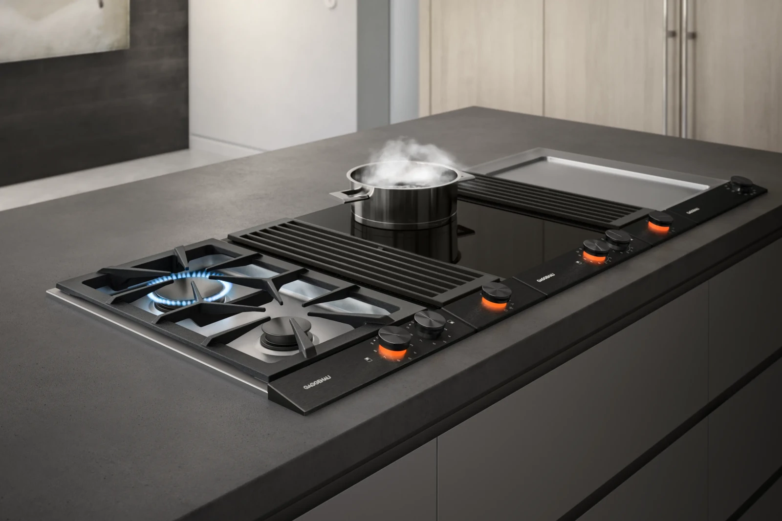 Gaggenau VG231120F Vario Gazlı Domino Ocak görsel 3