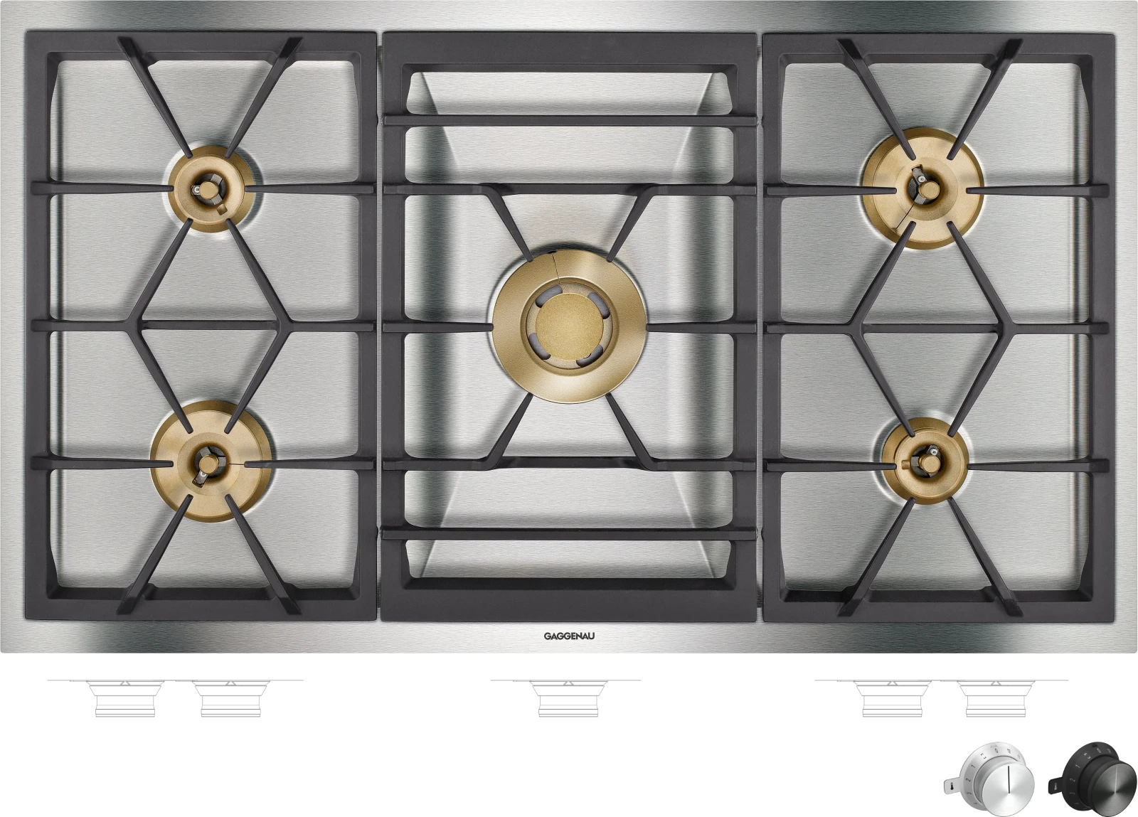 Gaggenau VG491215 Vario Gazlı Domino Ocak
