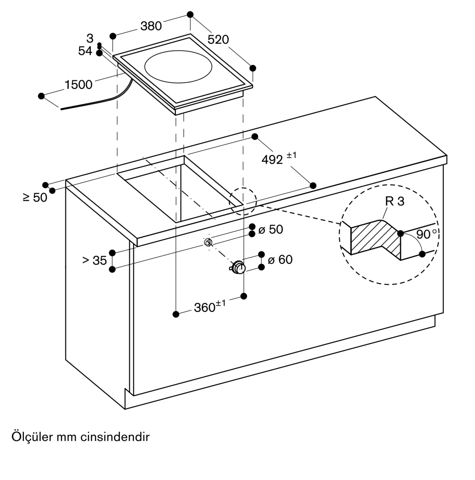 Gaggenau VI414115 Vario indüksiyon Wok görsel 3
