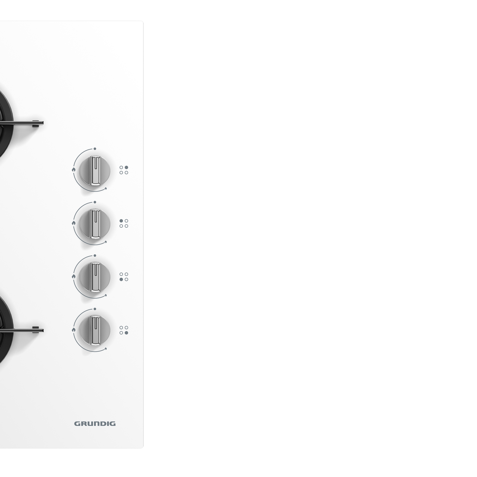 Grundig GIGL400 W Gazlı Cam Tablalı Ocak görsel 6