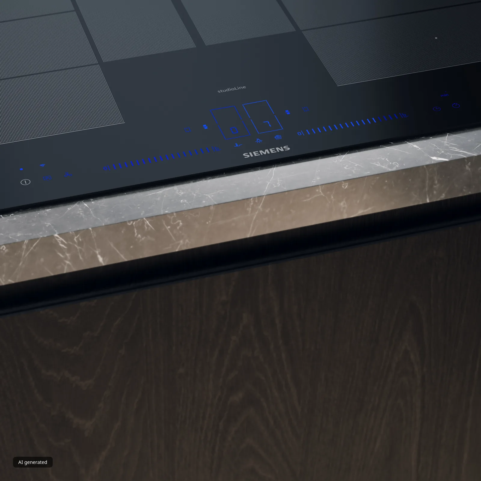 Blue dual lightSlider – Ocağınızı kontrol etmek için dokunup kaydırmanız yeterli.