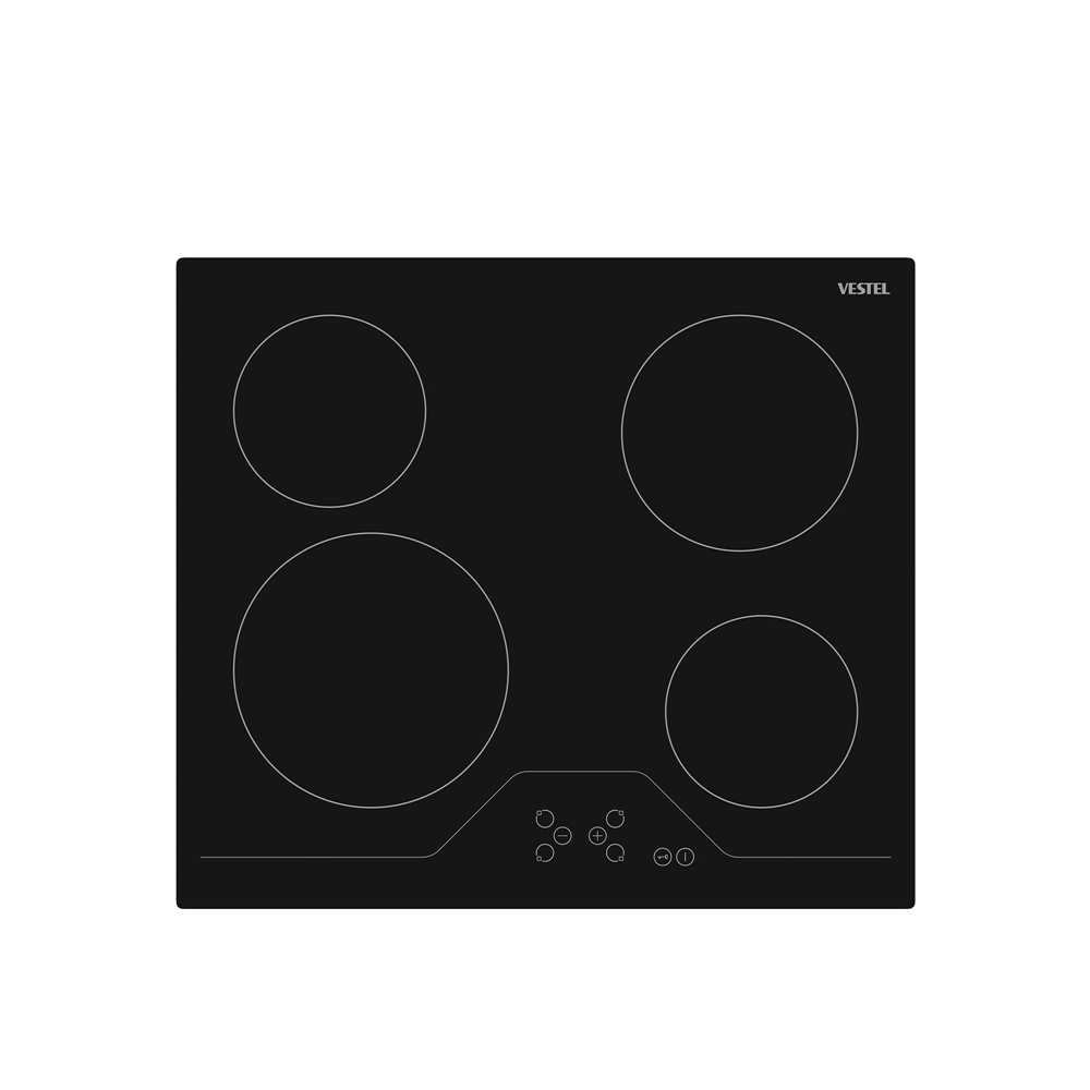 Vestel AO-6330 S 60 cm Vitroseramik Ankastre Ocak