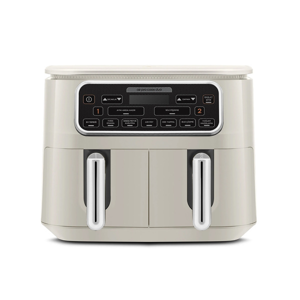 Karaca Air Pro Cook Duo Ev Yemeği XXXL Airfryer Starlight 8L