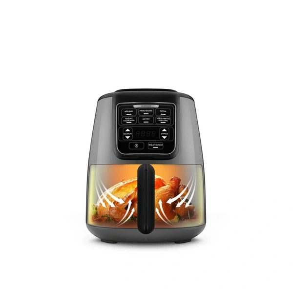 Karaca Air Pro Cook Köz XL Airfryer Space Gray Black 4L