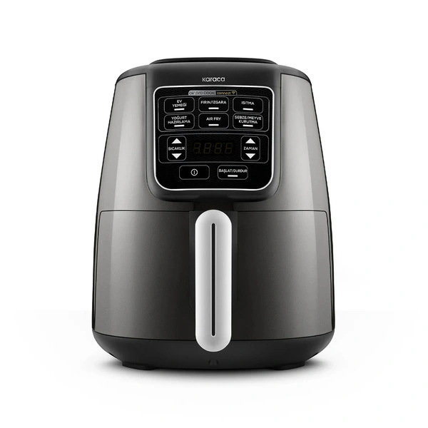 Karaca Connect Air Pro Cook XL 2 in 1 Uzaktan Erişimli Airfryer Shadow Grey 4L