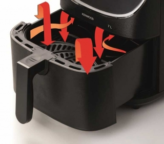 Kenwood HFP80.000BK XXXL Air Fryer görsel 2