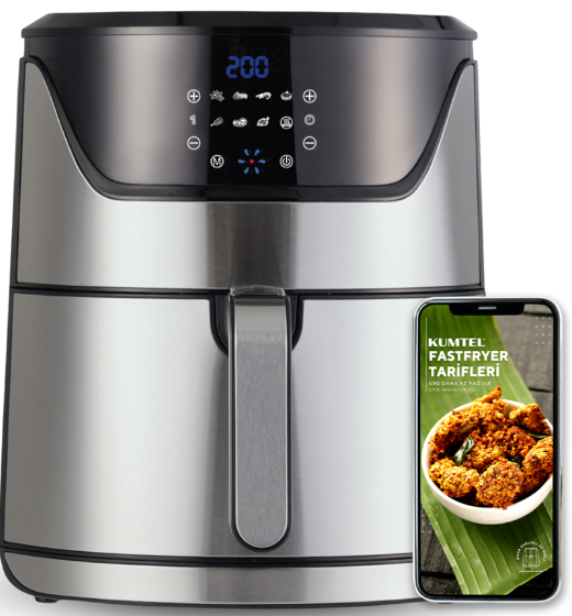 Kumtel Inox Digital Fastfryer HAF-08 Air Fryer