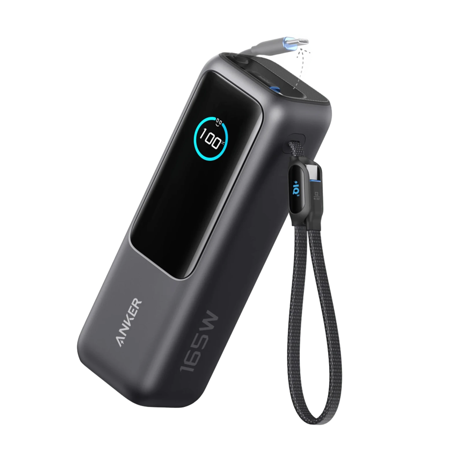 Anker 25K Dizüstü Power Bank (165W, Dahili Kablolar)