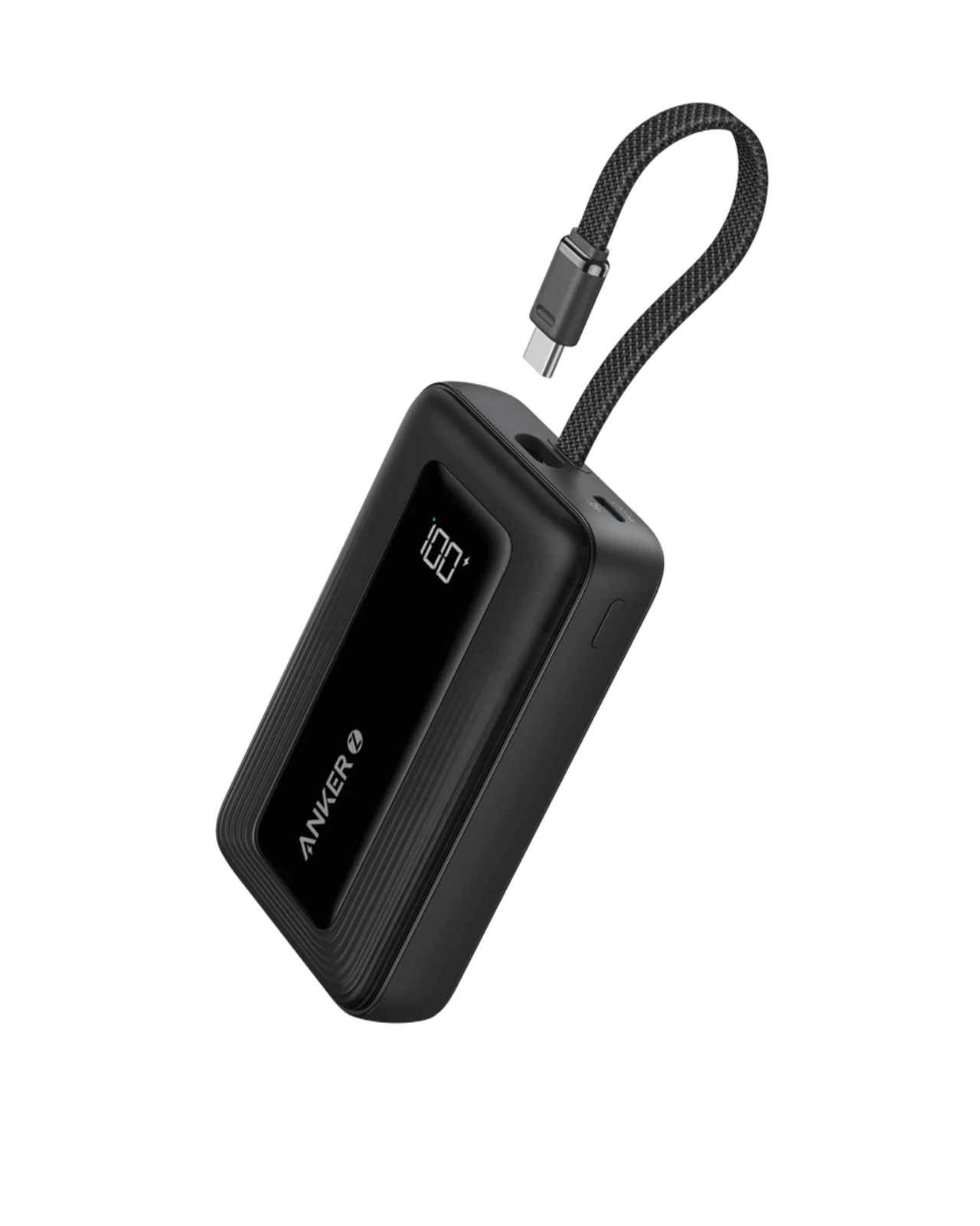 Anker Zolo Power Bank (10K, 30W, Dahili USB-C Kablo)