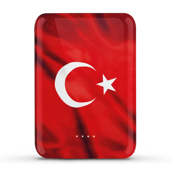 ttec ArtPower Türk Bayrağı 10.000 mAh Taşınabilir Şarj Aleti / Powerbank görsel 2