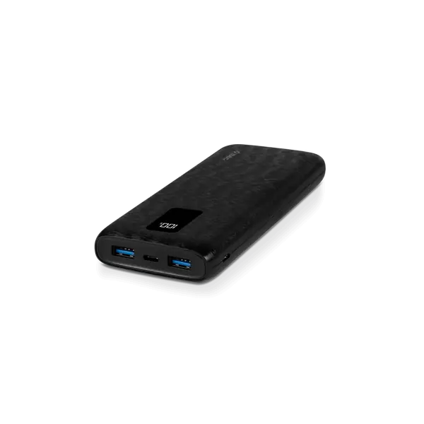 ttec PowerSlim Trio LCD 10.000mAh PD 22,5W Dahili Kablolu Taşınabilir Şarj Aleti / Powerbank