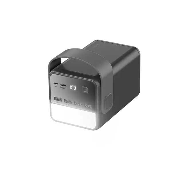 ttec ReCharger Extreme LCD 60.000mAh PD 65W LED Fenerli Taşıma Kollu Taşınabilir Hızlı Şarj Aleti/Powerbank – 2BB272S görsel 2
