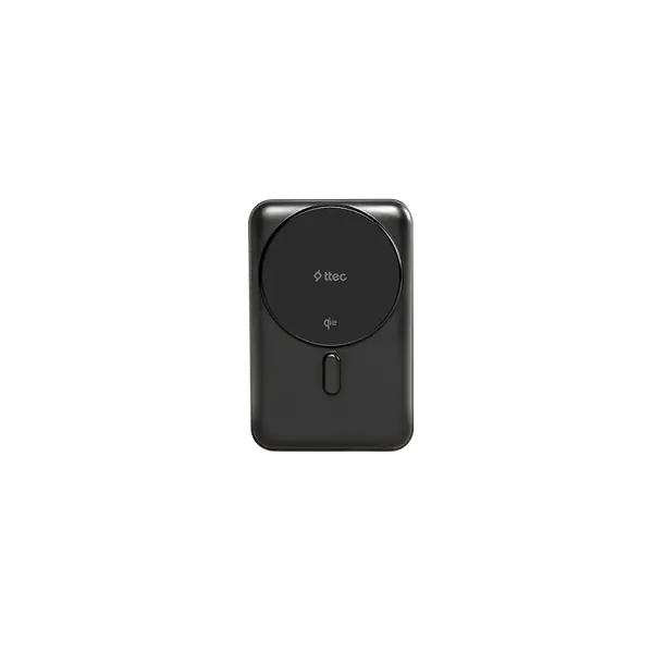 ttec ReCharger Pro M 10.000mAh Qi2/MagSafe Özellikli 15W iPhone/Android Stantlı Kablosuz Taşınabilir Hızlı Şarj Aleti/Powerbank - 2BB227 görsel 2