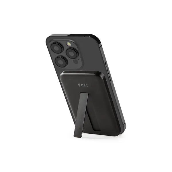 ttec ReCharger Pro M 5.000mAh Qi2/MagSafe Özellikli 15W iPhone/Android Stantlı Kablosuz Taşınabilir Hızlı Şarj Aleti/Powerbank - 2BB226