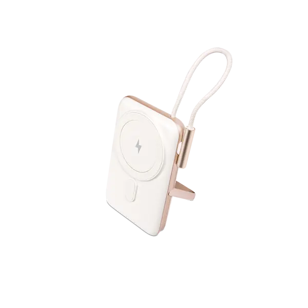 ttec ReCharger Pro M LCD 10.000mAh MagSafe Uyumlu PD 20W USB-C Dahili Kablolu Stantlı Taşınabilir Hızlı Şarj Aleti/Powerbank 2BB223
