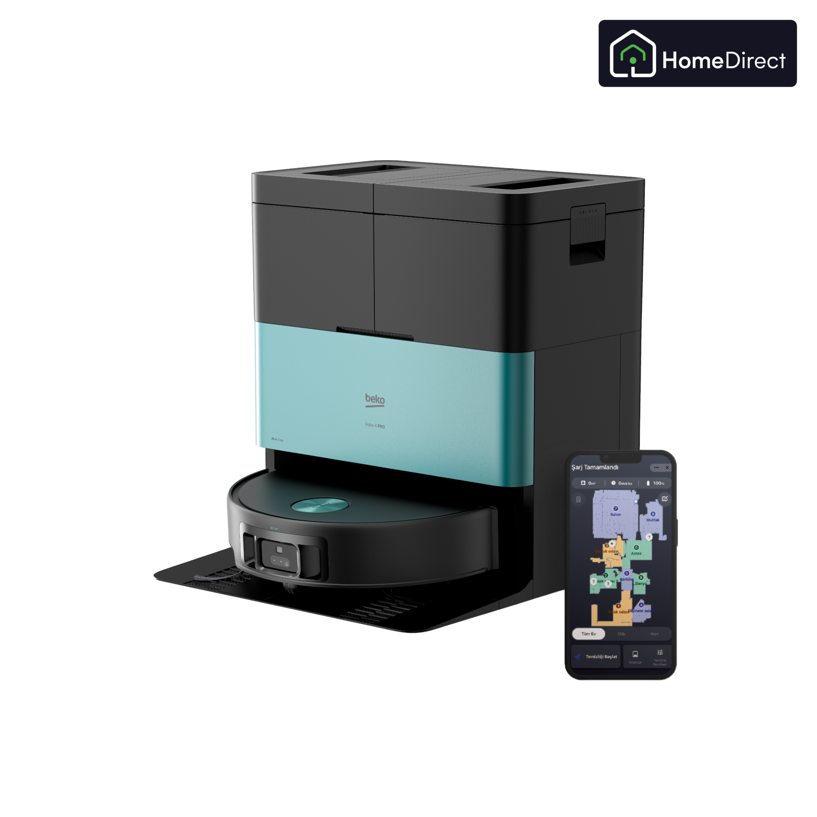 Beko VRR 96614 VB Robo-X PRO Robot Süpürge