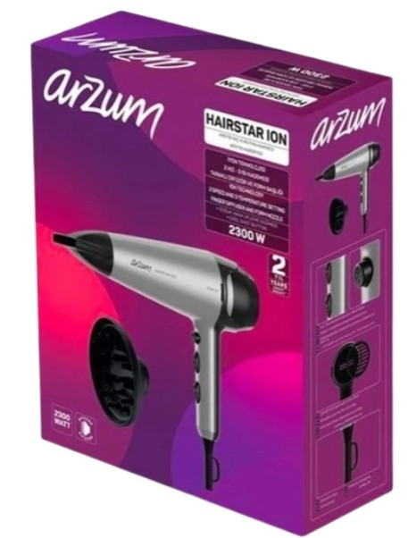 Arzum AR5119-17 Hairstar Ion görsel 3