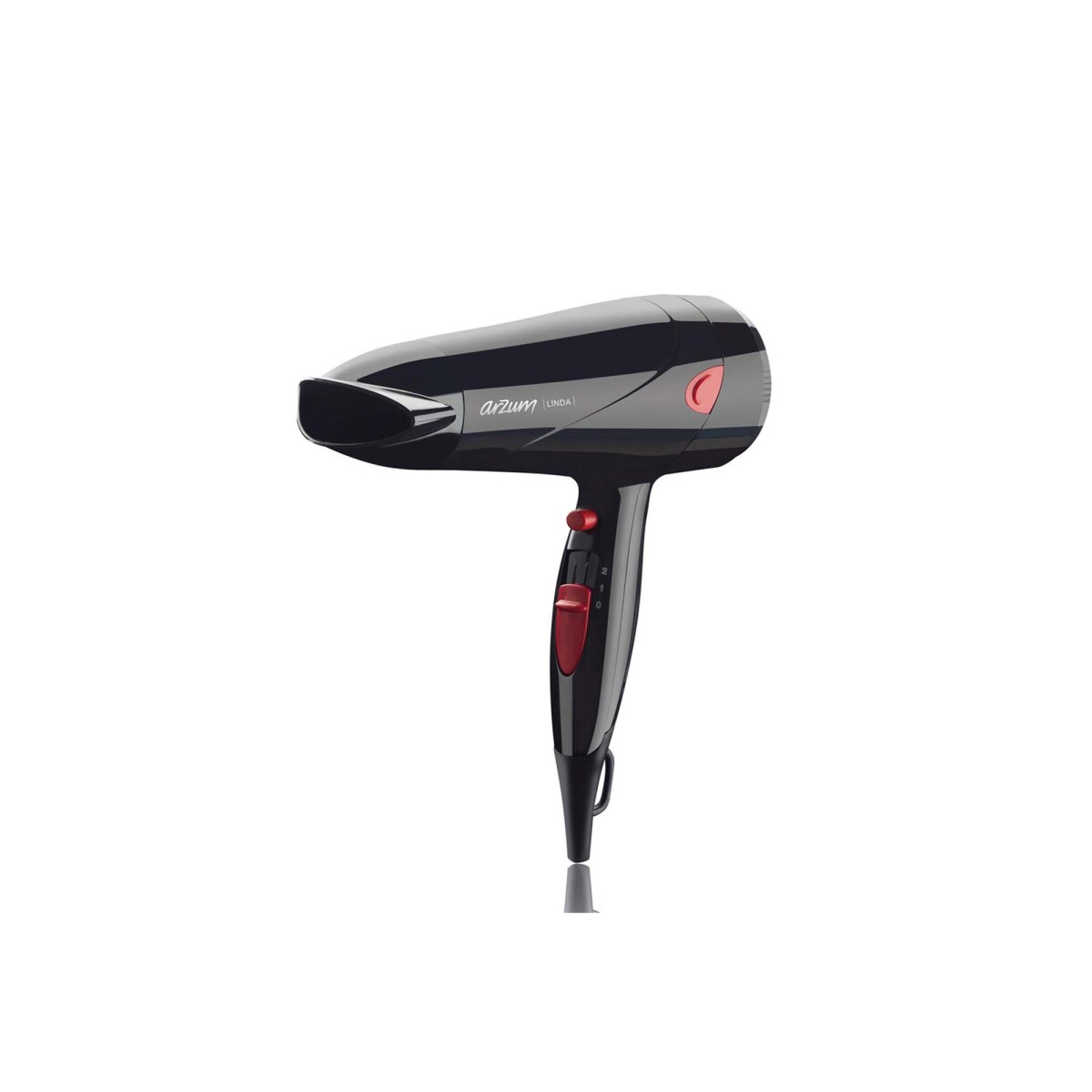 Arzum AR569 Linda Saç Kurutma Makinesi 2 Hız Ayarı, Soğuk Hava ve Difüzör, 2000W, Siyah