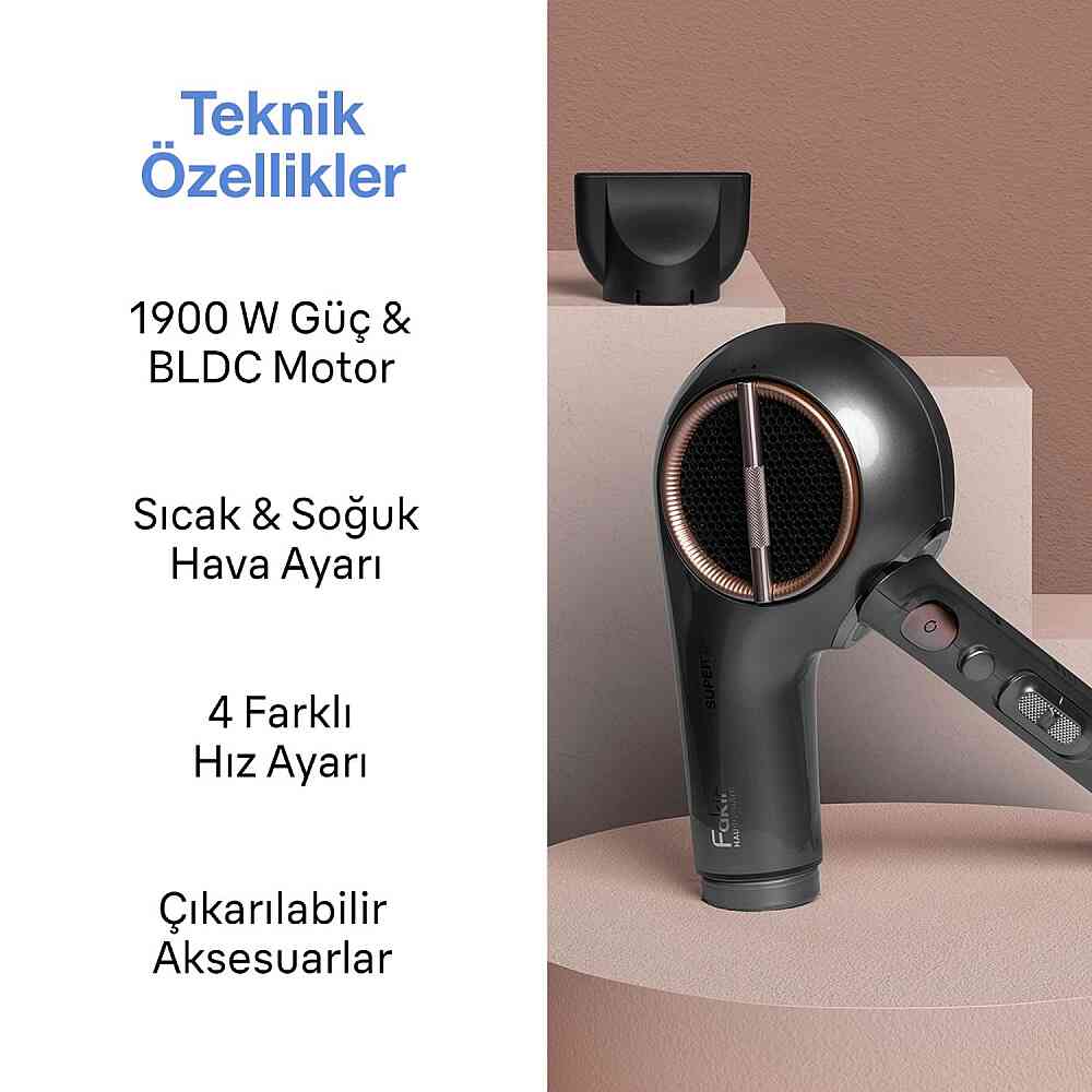 Fakir SuperD+ Saç Kurutma Makinesi görsel 3