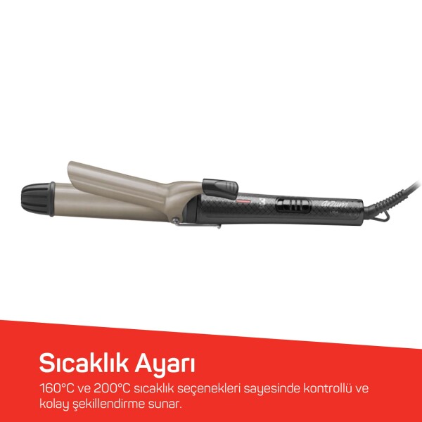 Arzum AR5028 Lisa XL Saç Maşası Seramik Plaka 32mm, 160-200° C, Siyah görsel 4