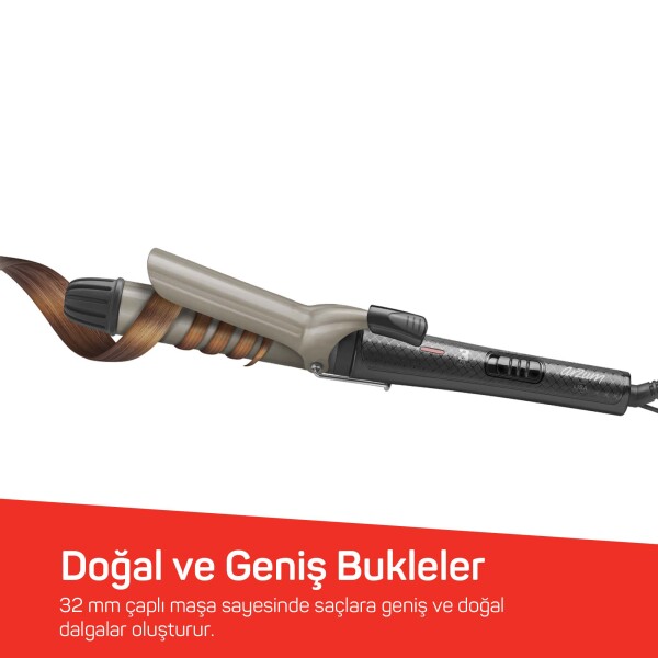 Arzum AR5028 Lisa XL Saç Maşası Seramik Plaka 32mm, 160-200° C, Siyah görsel 5